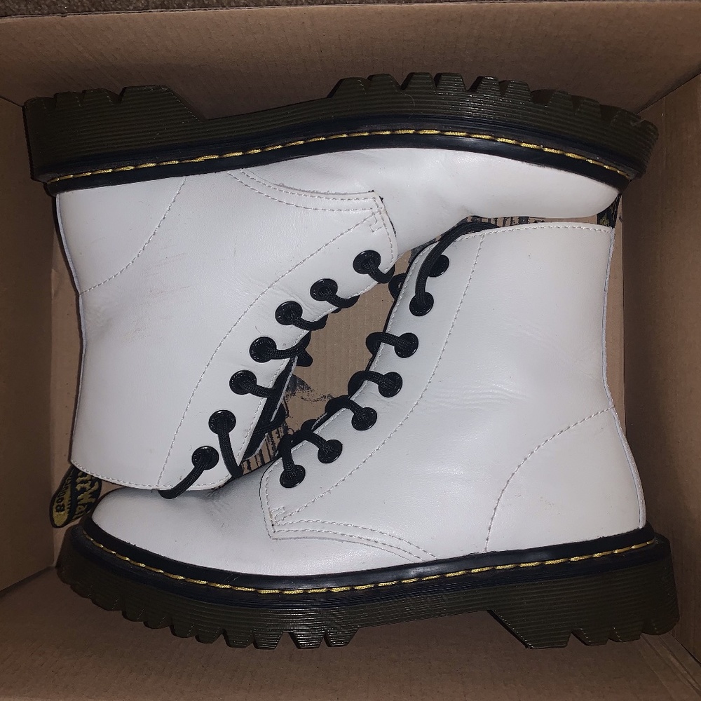 White Doc Martens Size 6